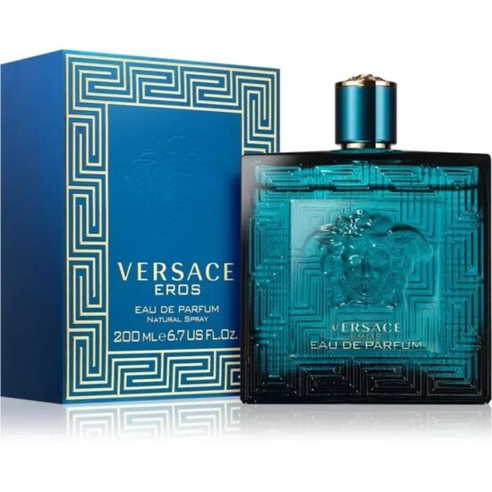 Versace Eros Pour Homme Eau de Parfum intensiivinen ja moderni miesten tuoksu 200 ml